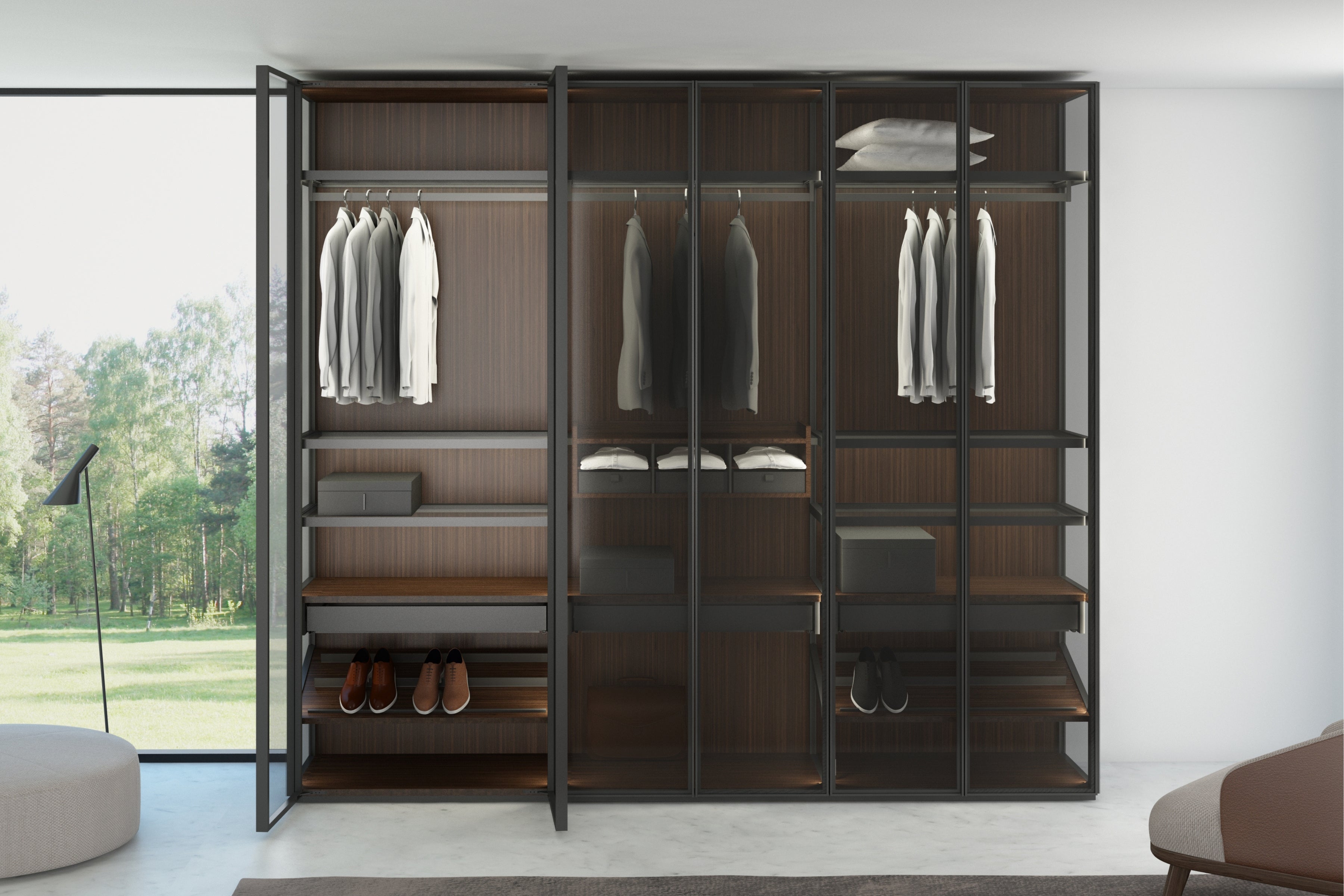S - Profile Aluminium Glass Door Frame - Made to Measure