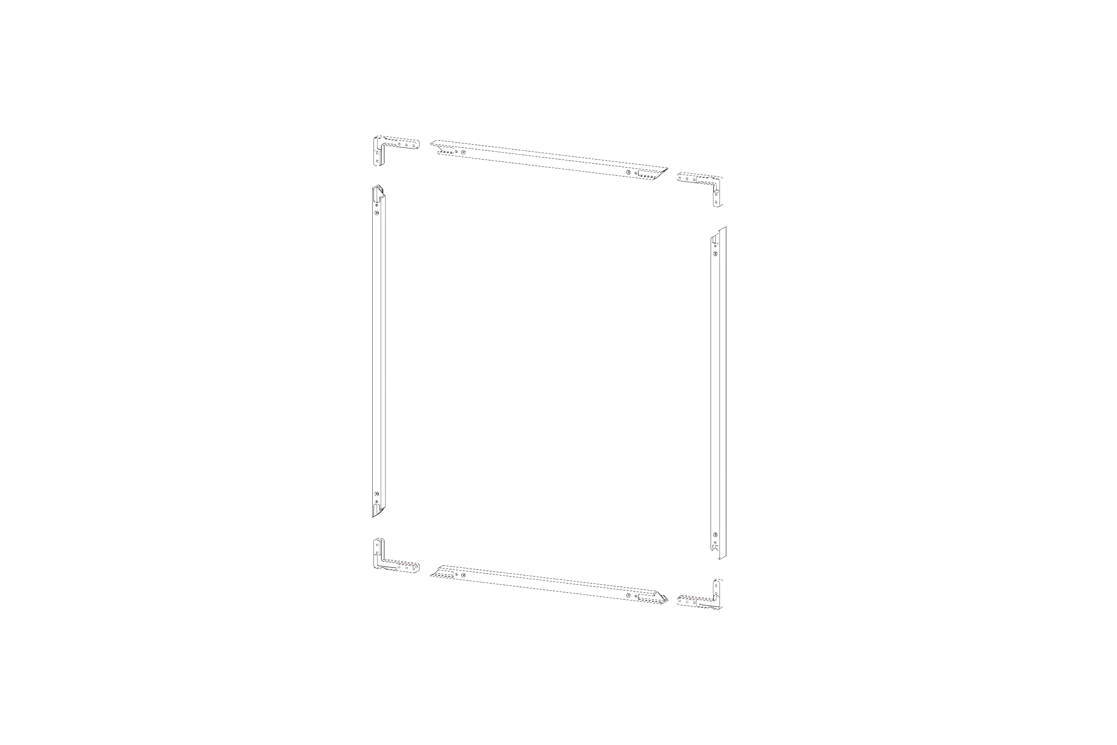 S Profile 20kg - Corner Connector Set