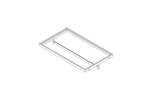 BELAPOST Wardrobe Glass Shelf Frame - with Hanging Rail