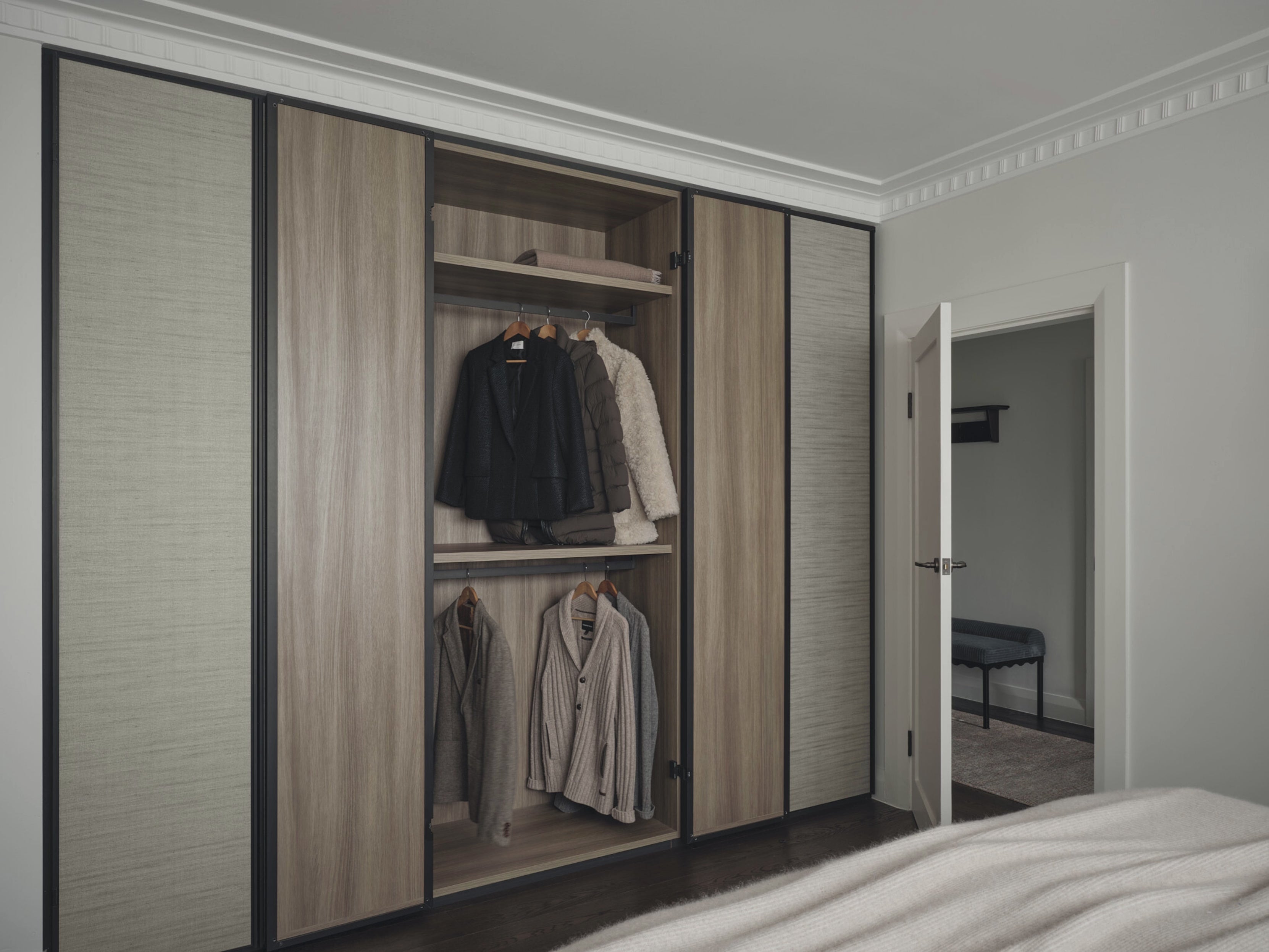 Load video: GLIX Light - Wallpaper Door - Made to Measure